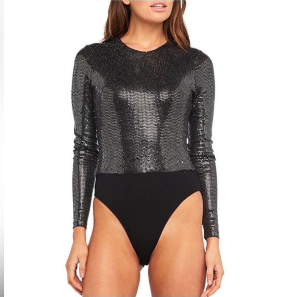 BARDOT Sequined Bodysuit
